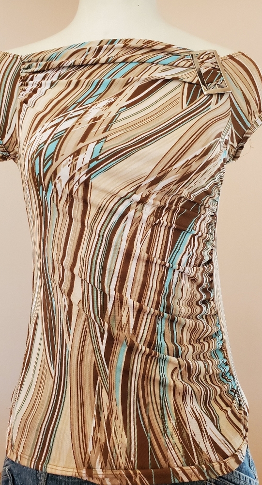 Vintage Janette Short Sleeve Top SZ-S